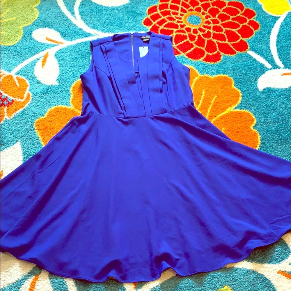 Royal blue dress